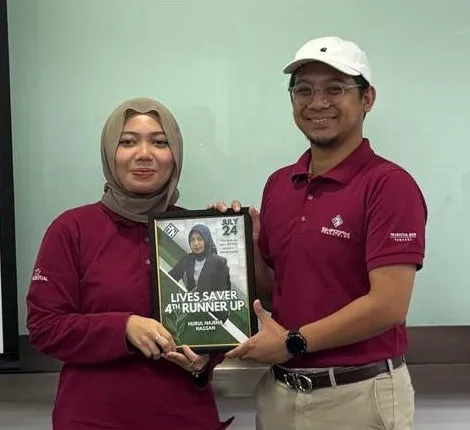 Jeha menerima anugerah Lives Saver 2024